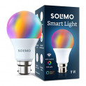 Amazon Brand – Solimo Smart LED Light, 9W, B22 Holder, Alexa Enabled