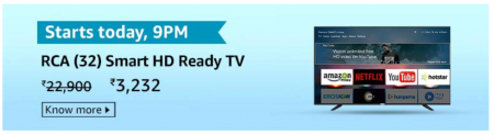 RCA 80 cm (32 Inch) HD Ready Smart LED TV