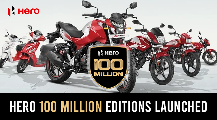 Hero Motocorp Launches 100 Million Edition Of Its Popular Scooters Price Details Hero Motocorp Launches 100 Million Edition Of Its Popular Scooters Price Details