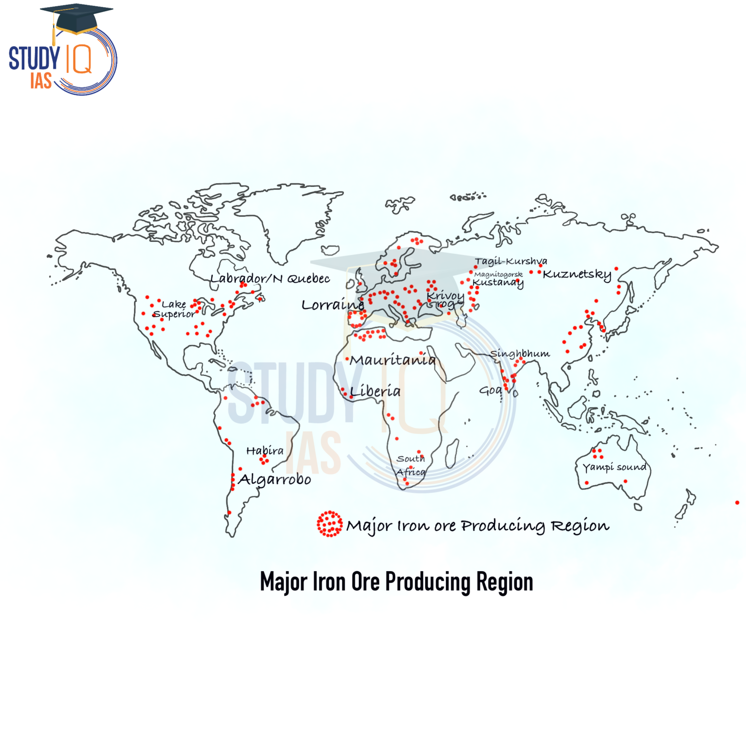 Iron Ore, Types, Uses, Distribution in India & World Map