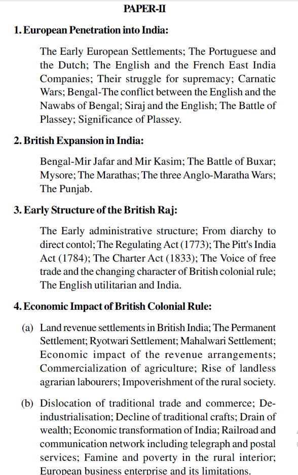 UPSC History Syllabus For IAS Mains 2023, Download Paper 1 & 2 PDF