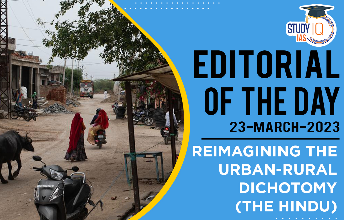 Reimagining the UrbanRural Dichotomy