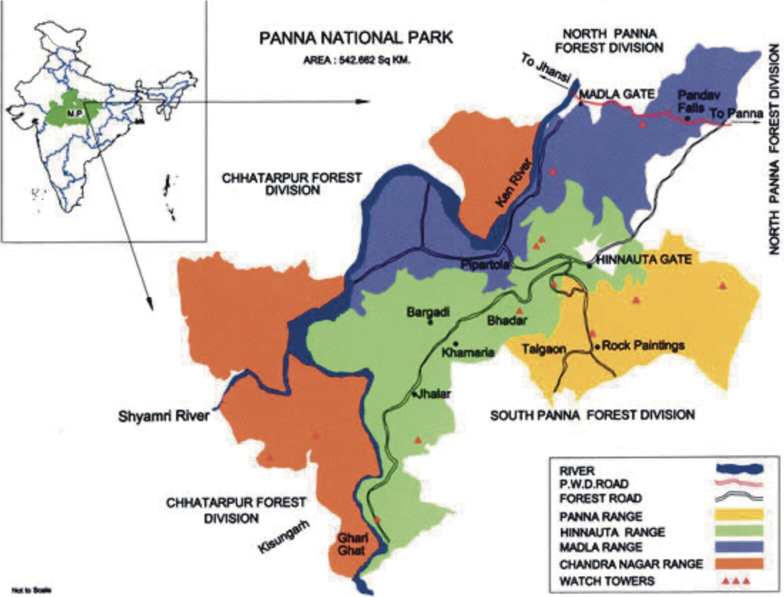Panna Tiger Reserve Map, Flora, Fauna, Significance