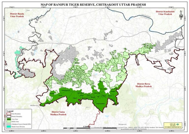 Ranipur Tiger Reserve Map, Flora, Fauna, Significance