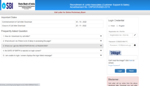 SBI Clerk Mains Admit Card 2022, Call Letter Link_60.1