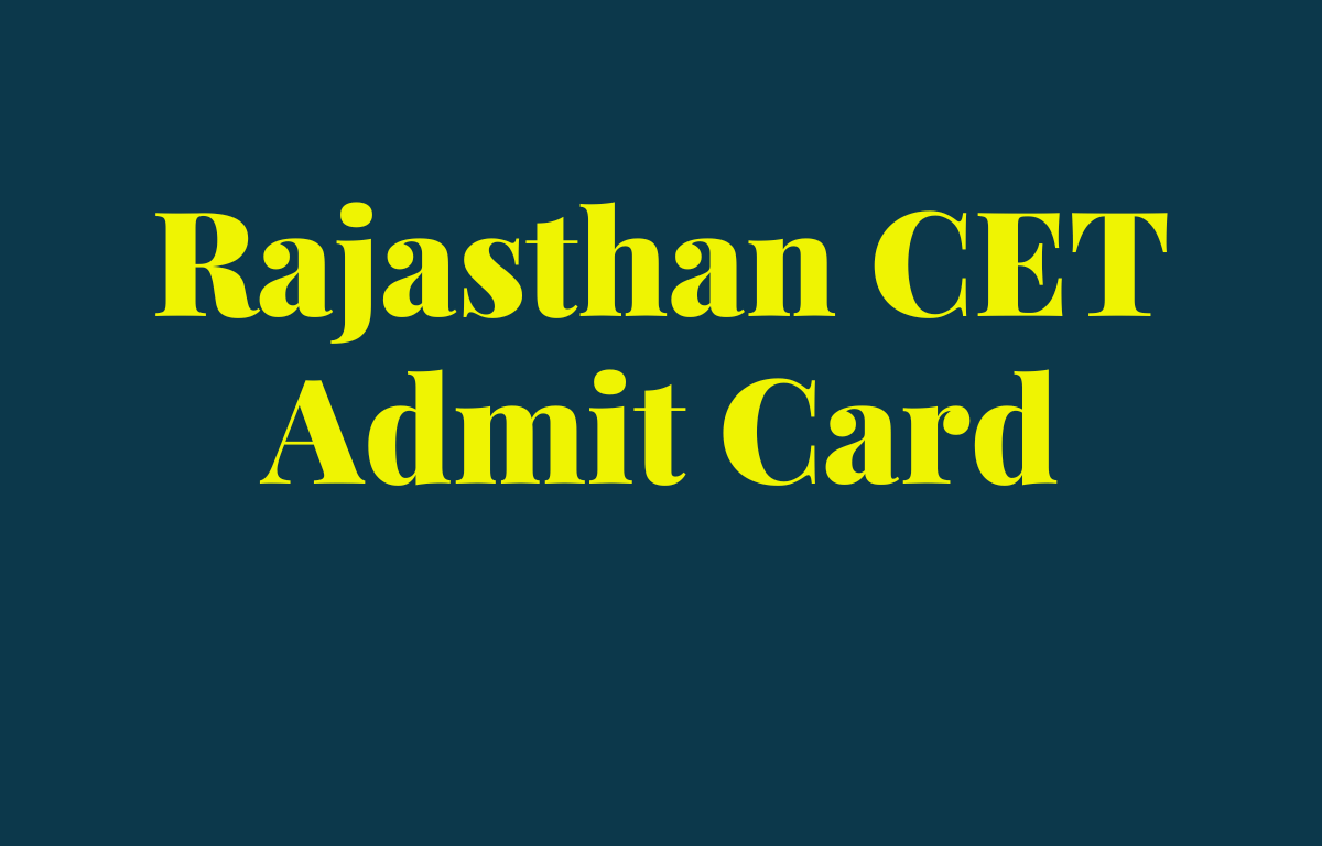 Rajasthan CET 2022 » Sarkari Job Finders