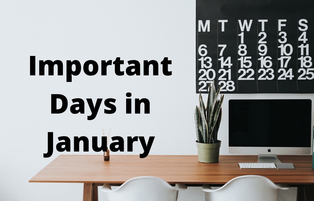 Important Days In January 2023 Sarkari Job Finders