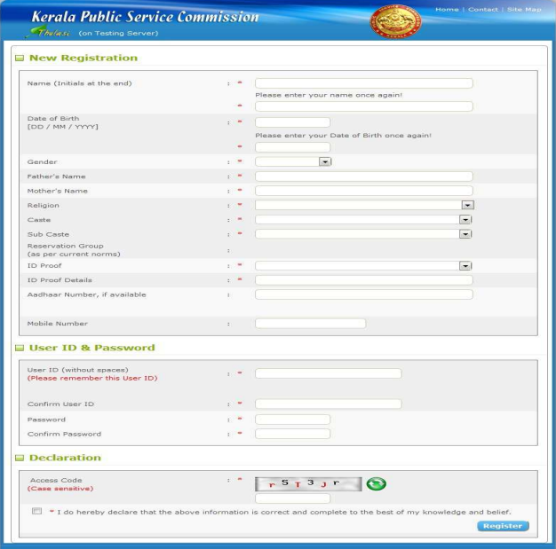 Kerala PSC Thulasi Login My Profile & Registration Process_70.1