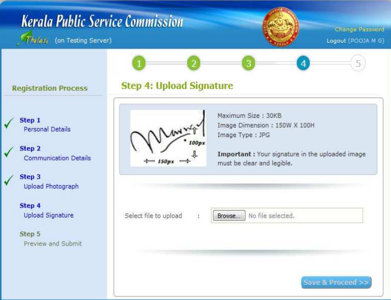 Kerala PSC Thulasi Login My Profile & Registration Process_120.1