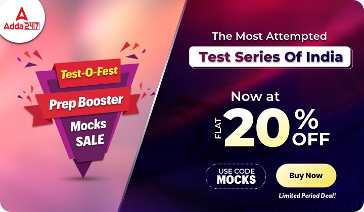 Test o Fest Prep Booster Mocks Sale- Flat 20% OFF by Adda247_90.1
