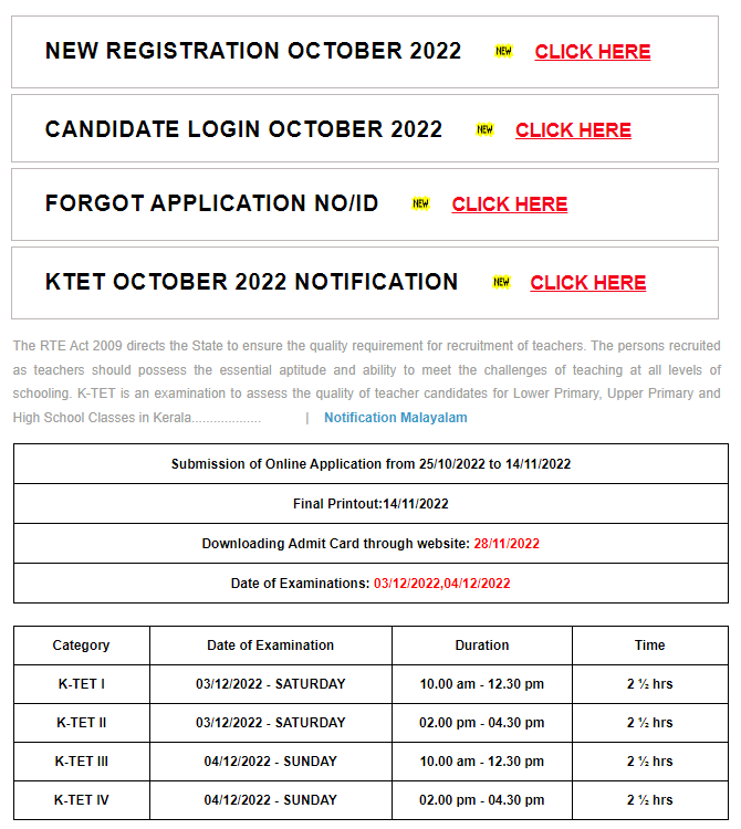 KTET Exam Date 2022 Out, Revised Exam Date & Admit Card Date_70.1