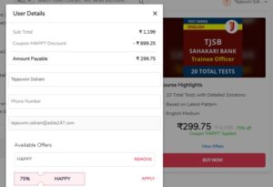 Adda247 Prime Test Series for TJSB Sahakari Bank Trainee Officer 2021_40.1