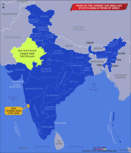 Largest State in India 2021 : List of All States by Area and Population_40.1