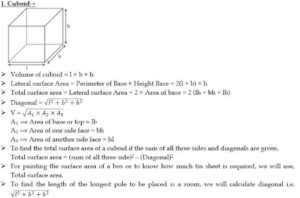 Mensuration Formula For 2D And 3D Shapes_50.1