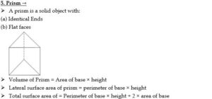 Mensuration Formula For 2D And 3D Shapes_90.1