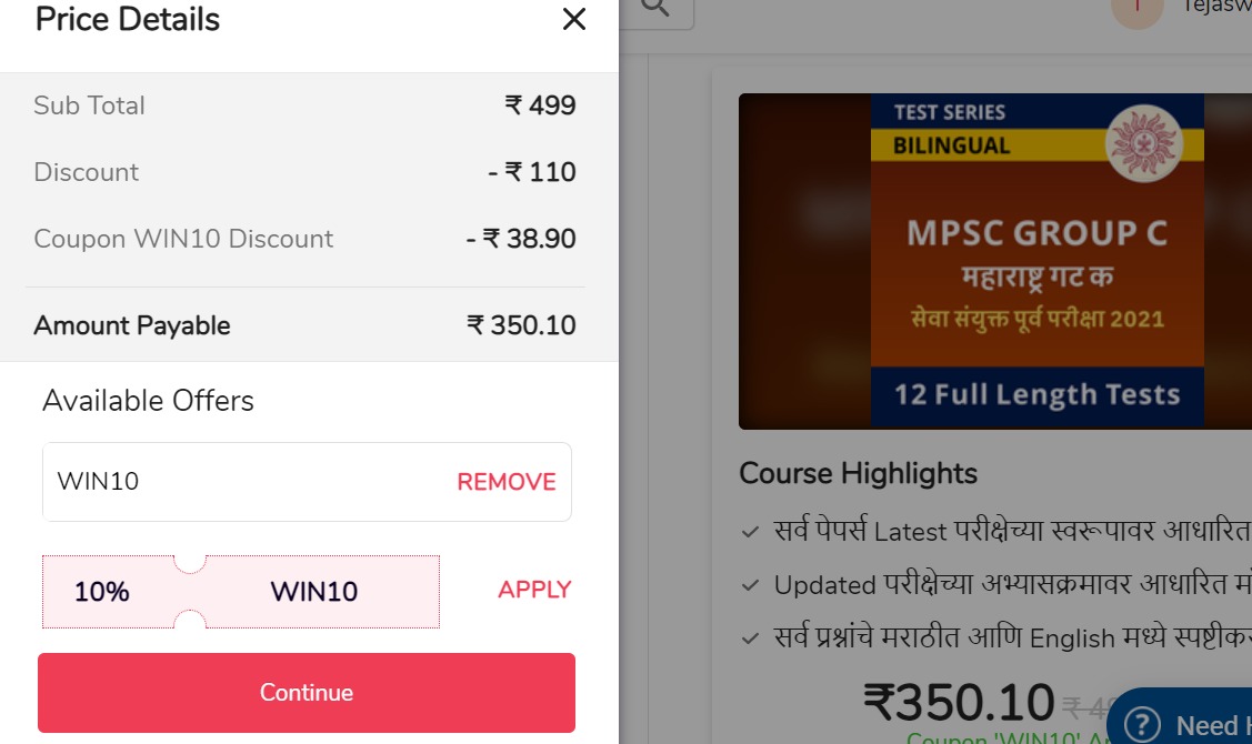 MPSC Group C Combine Prelims Exam 2021 Bilingual Online Test Series_40.1