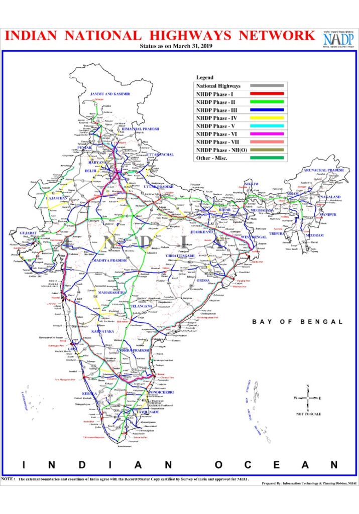 Indian National Highway Map National Highways Authority Of India ELZYL Indian National Highway Map National Highways Authority Of India ELZYL