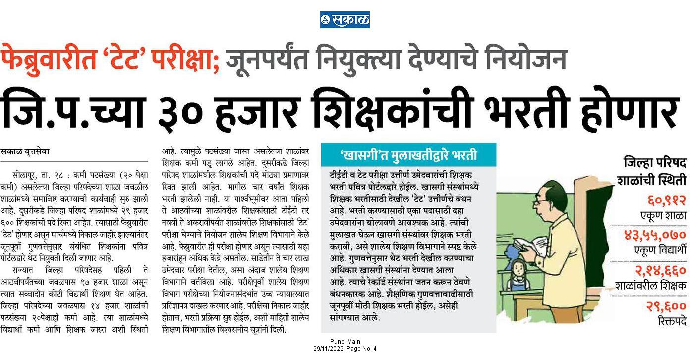 Maha TAIT 2022, Maha TAIT 2022 Vacancy Announced, Check Notification, Exam Dates And Eligibility Criteria_50.1