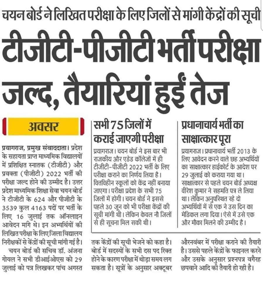 UP TGT PGT Exam Date 2023 Out Soon, Check Exam Date List_40.1