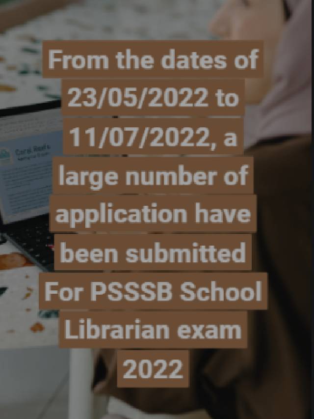 PSSSB School Librarian Exam Date 2022 Out