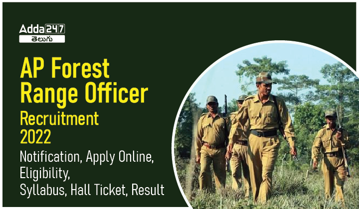 AP Forest Range Officer Recruitment 2022 Notification Relese_30.1
