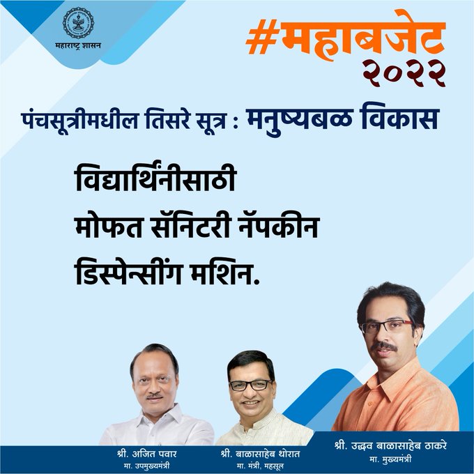 Maharashtra Budget 2022-23, महाराष्ट्राचा अर्थसंकल्प 2022-23 5 Maharashtra Budget 2022-23 | महाराष्ट्राचा अर्थसंकल्प 2022-23