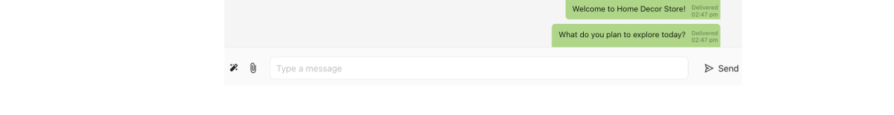 📎 attachment option in Chakra Chat window