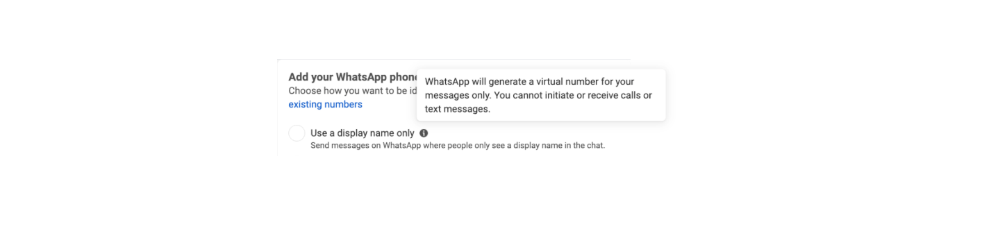 Free WhatsApp Display name for messaging