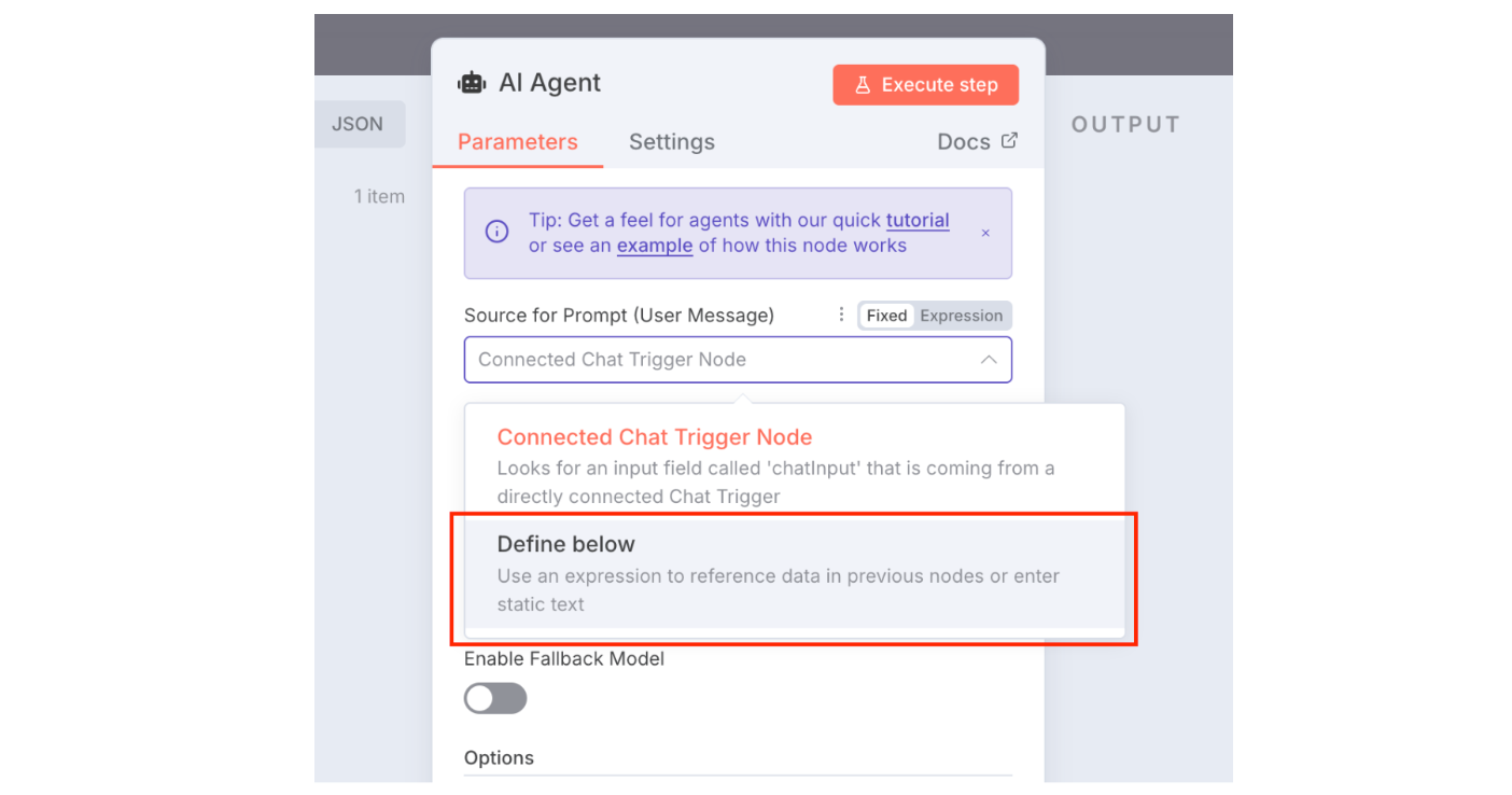 Define connected Chat Trigger