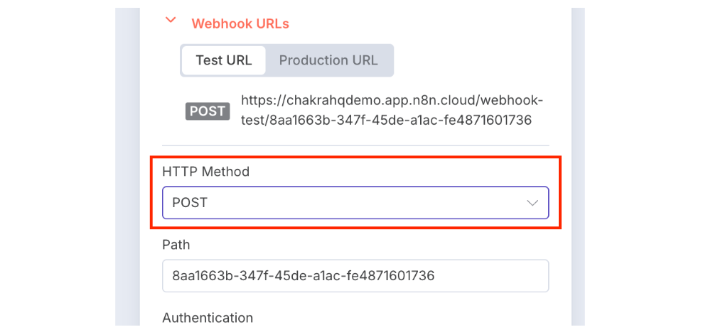 HTTP method to post