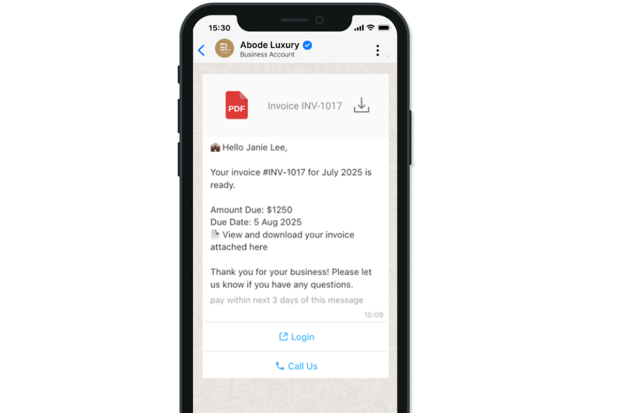 Automated Invoice Delivery