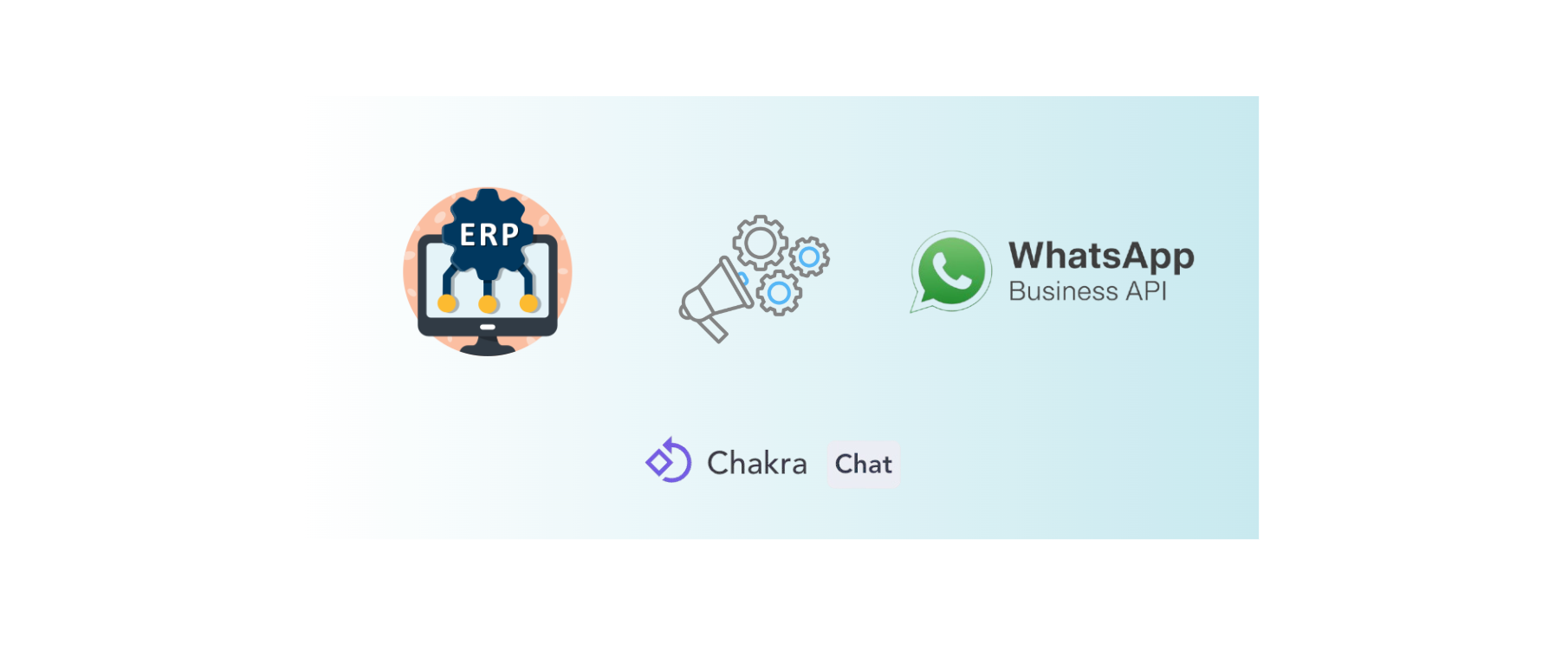 ERP integration with Chakra Chat WhatsApp Business API to automate notifications