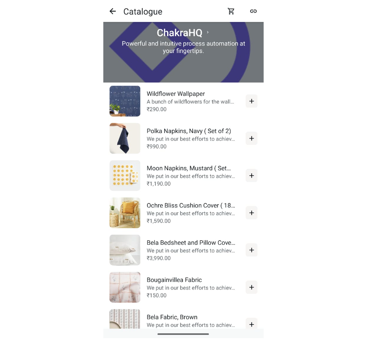 WhatsApp Business Catalog Store