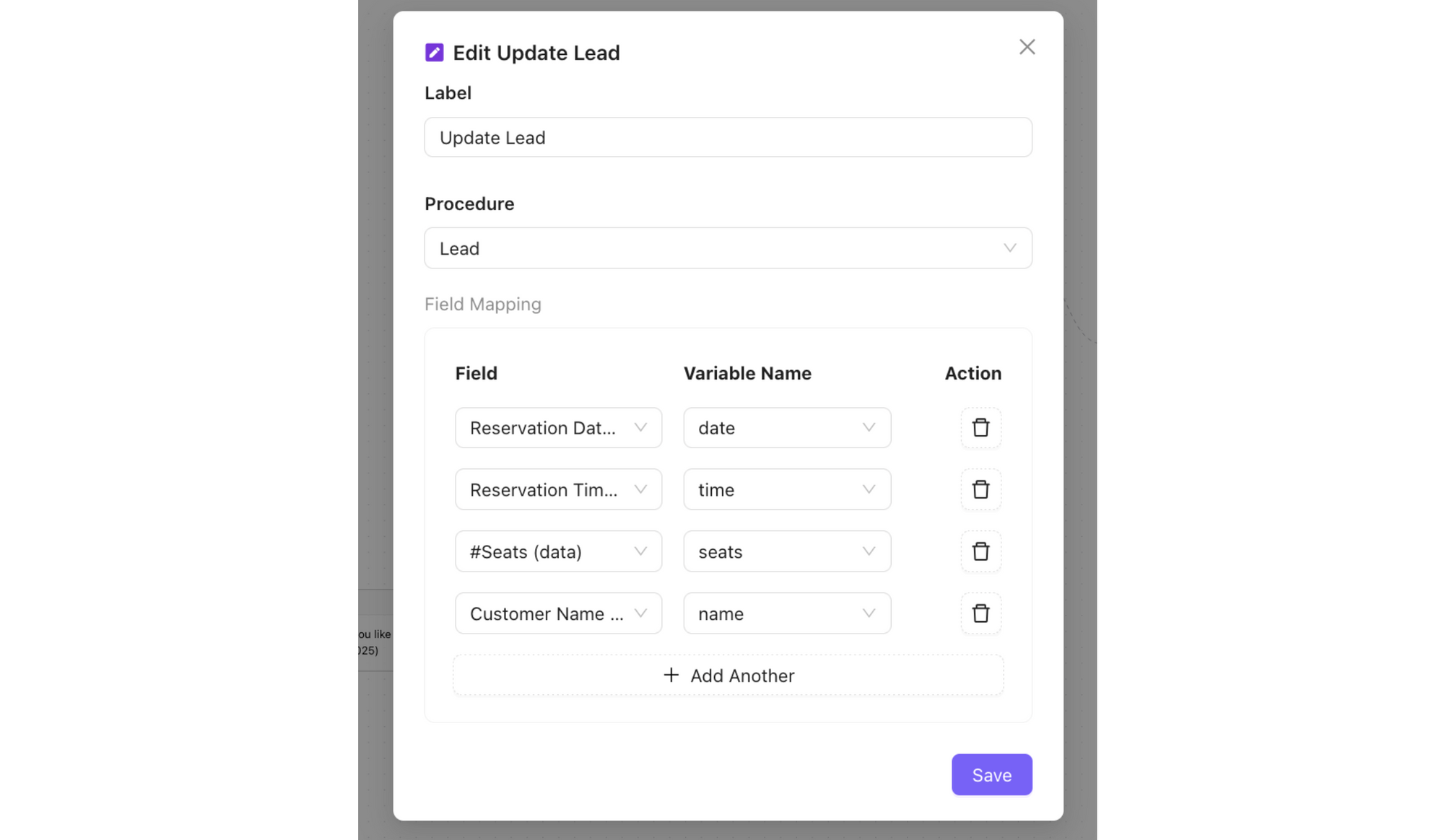 Upsert or update chatbot response in leads/CRM