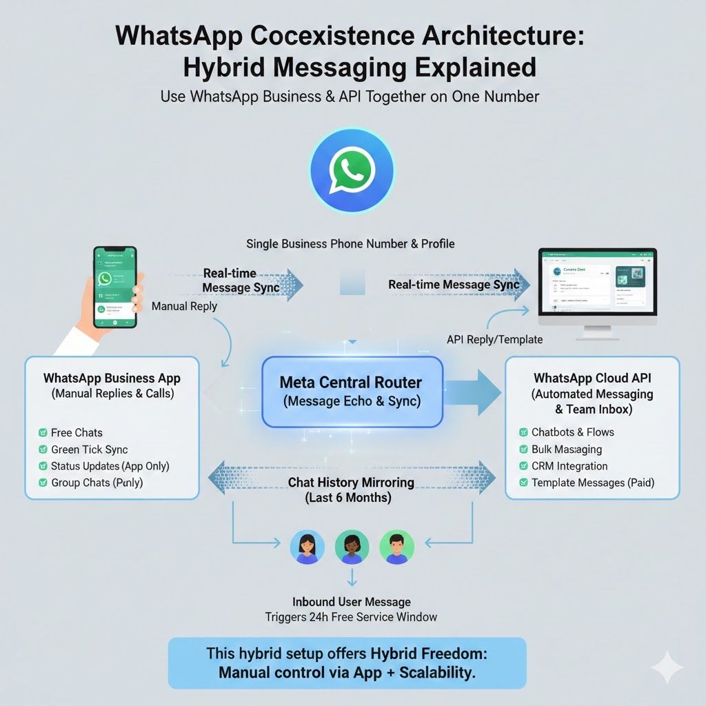 WhatsApp Coexistence Architecture Explained.