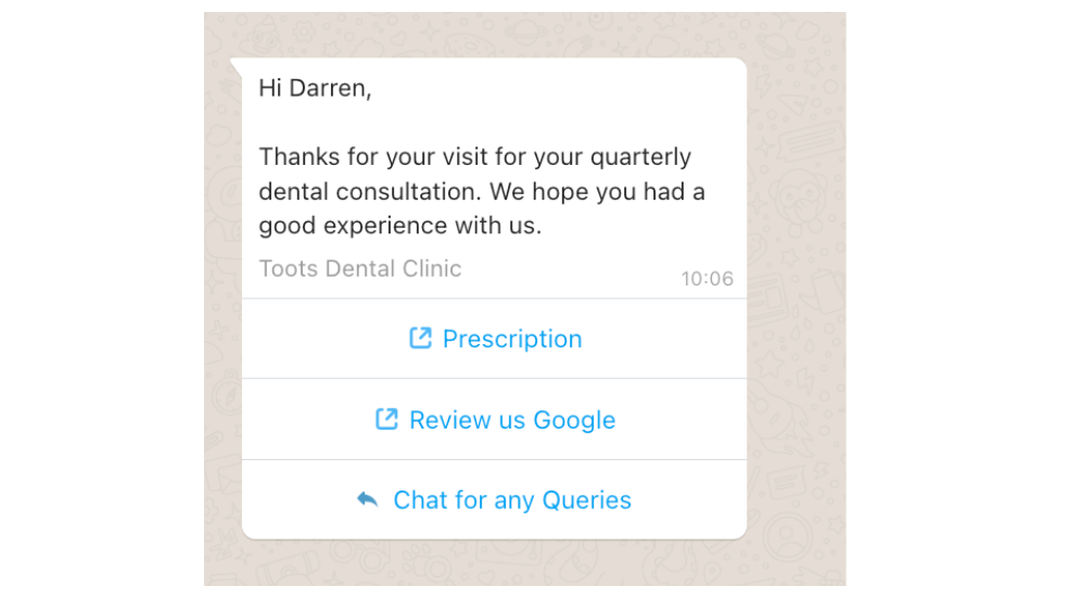 Automate Feedback and Reviews on Google for Clinics using Chakra WhatsApp API