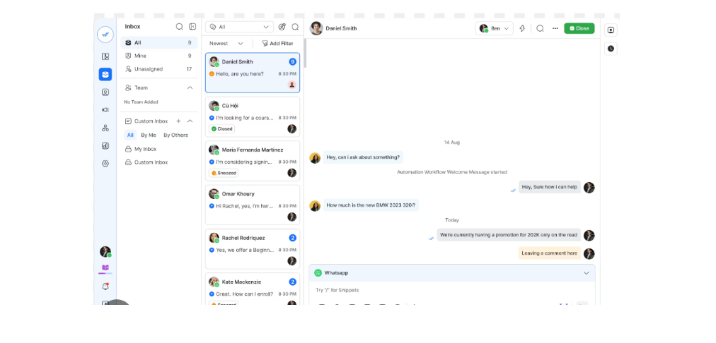 Respond.io WhatsApp API