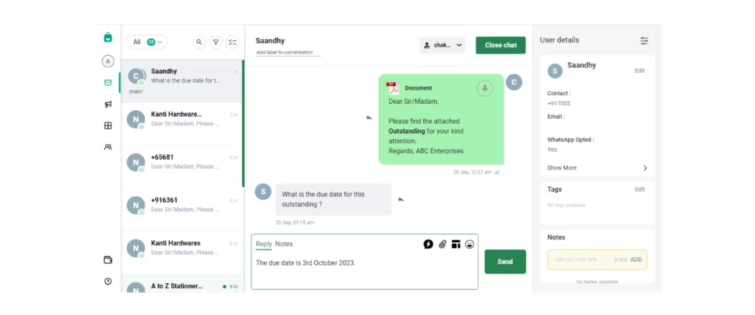Interakt WhatsApp API