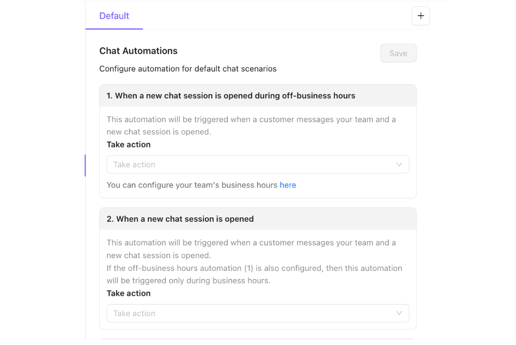 Automate Replies on Chat using Advanced Chat Setting in Chakra Sales CRM