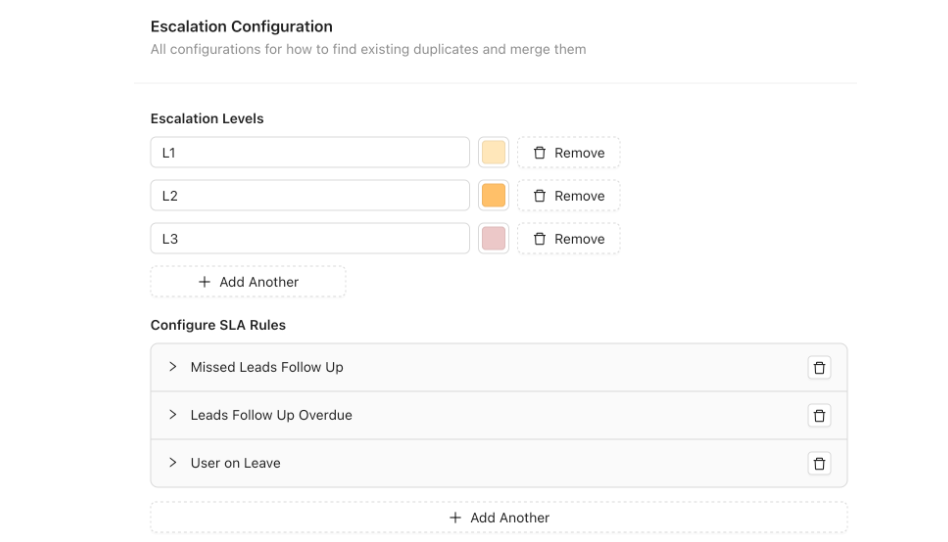 Escalation Management in Chakra Sales CRM