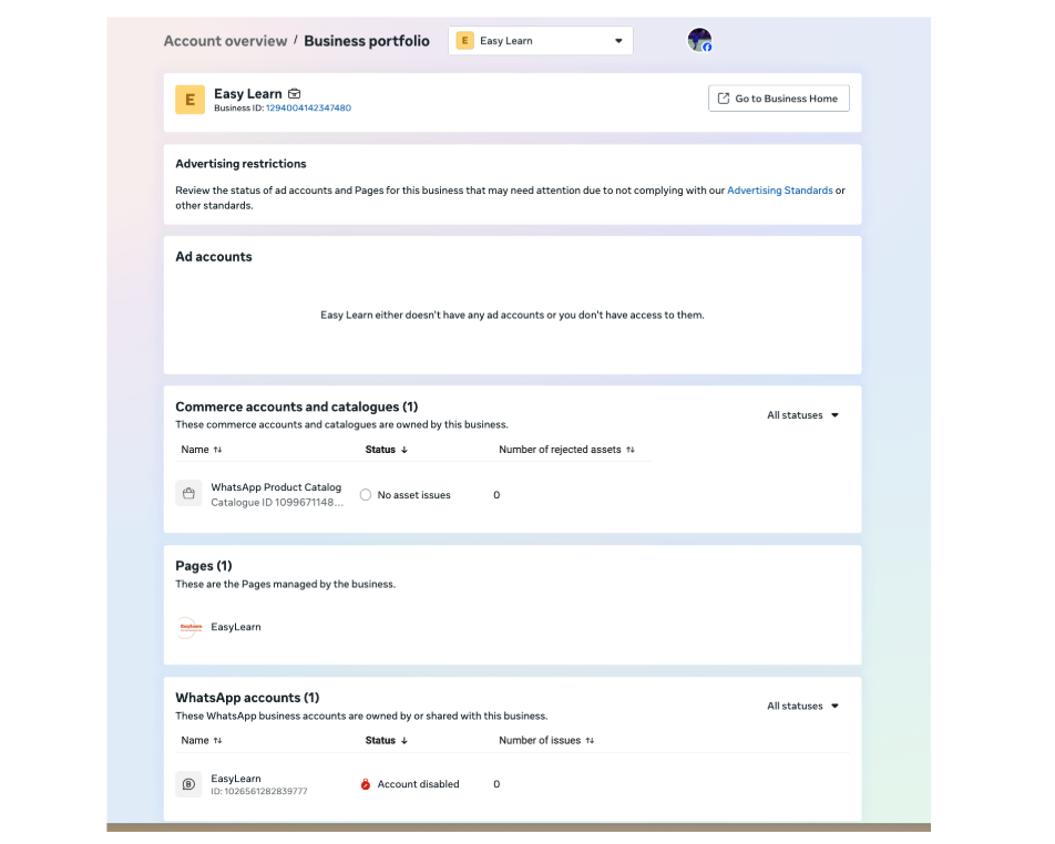 Meta Business Support Home - WhatsApp Policy Violations