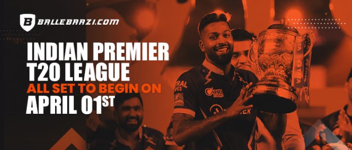 Indian Premier T20 League 2023 is All Set to Begin from 1 April, 2023