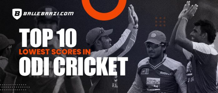 Lowest Scores in ODI Cricket