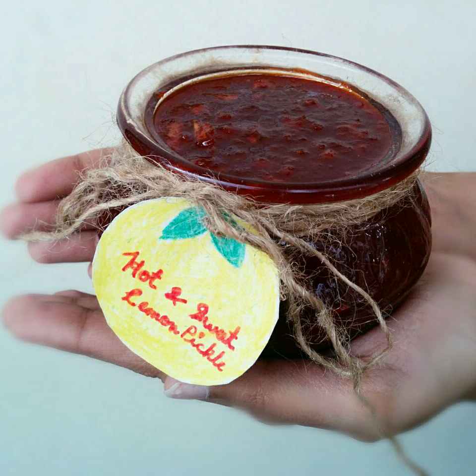 Hot and Sweet Lemon Pickle recipe by Jaya Rajesh at BetterButter
