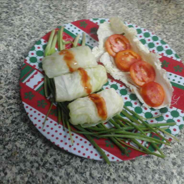Chinese Cabbage Rolls recipe by Latha Nair at BetterButter