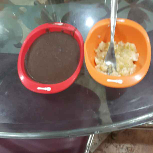 ragi porridge with fruits