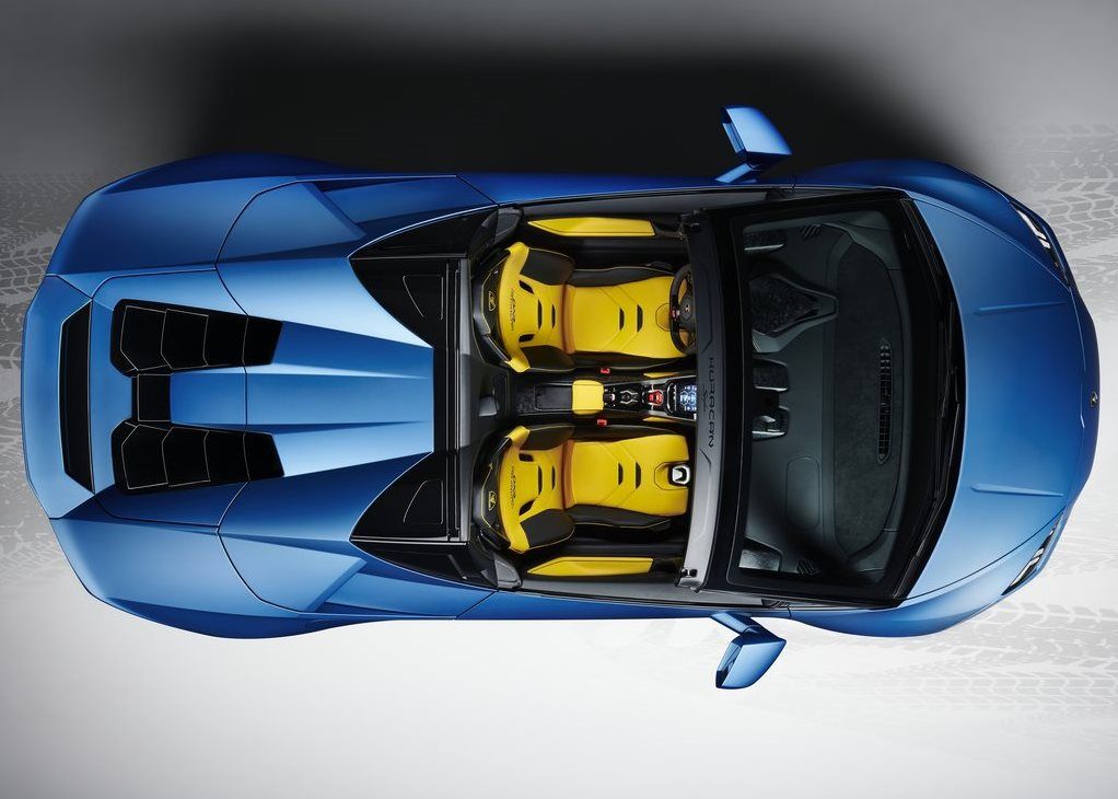 Lamborghini Huracan EVO Spyder RWD top-down