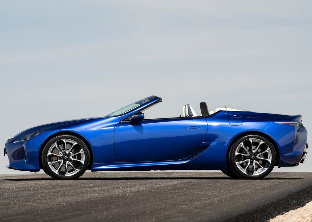 Lexus LC500 Convertible side