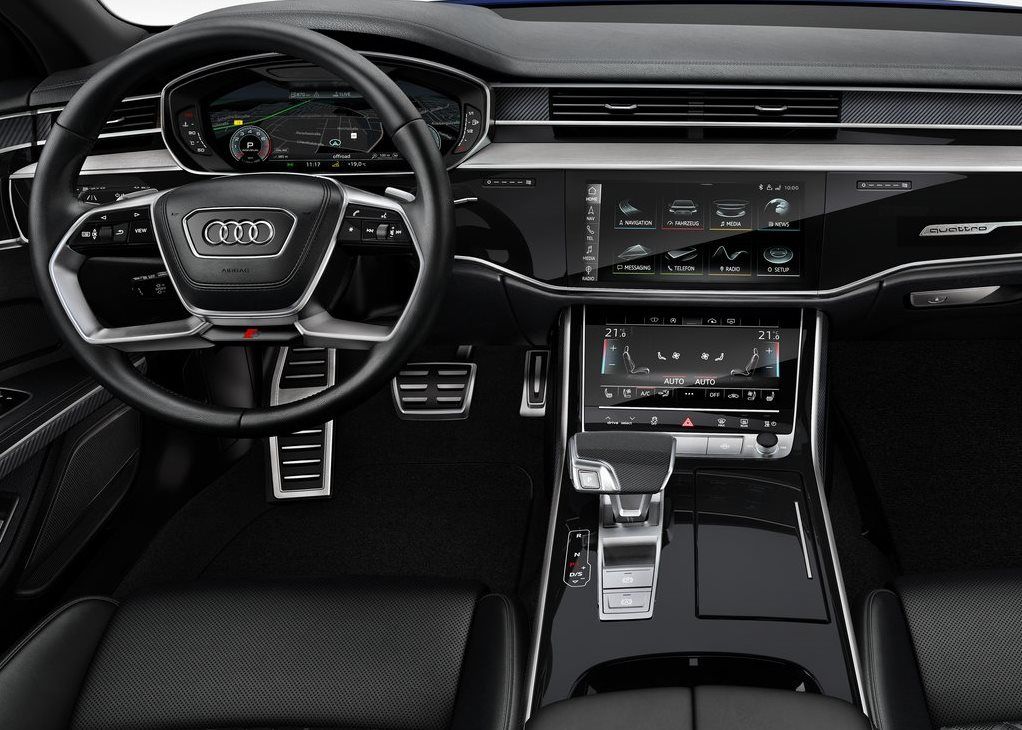 Audi S8 interior