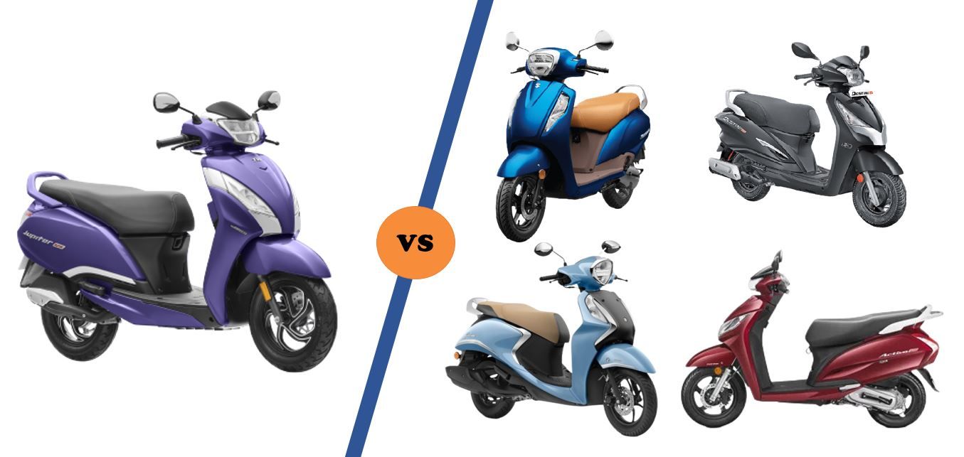 TVS Jupiter 125 vs Rivals: Specifications Comparison